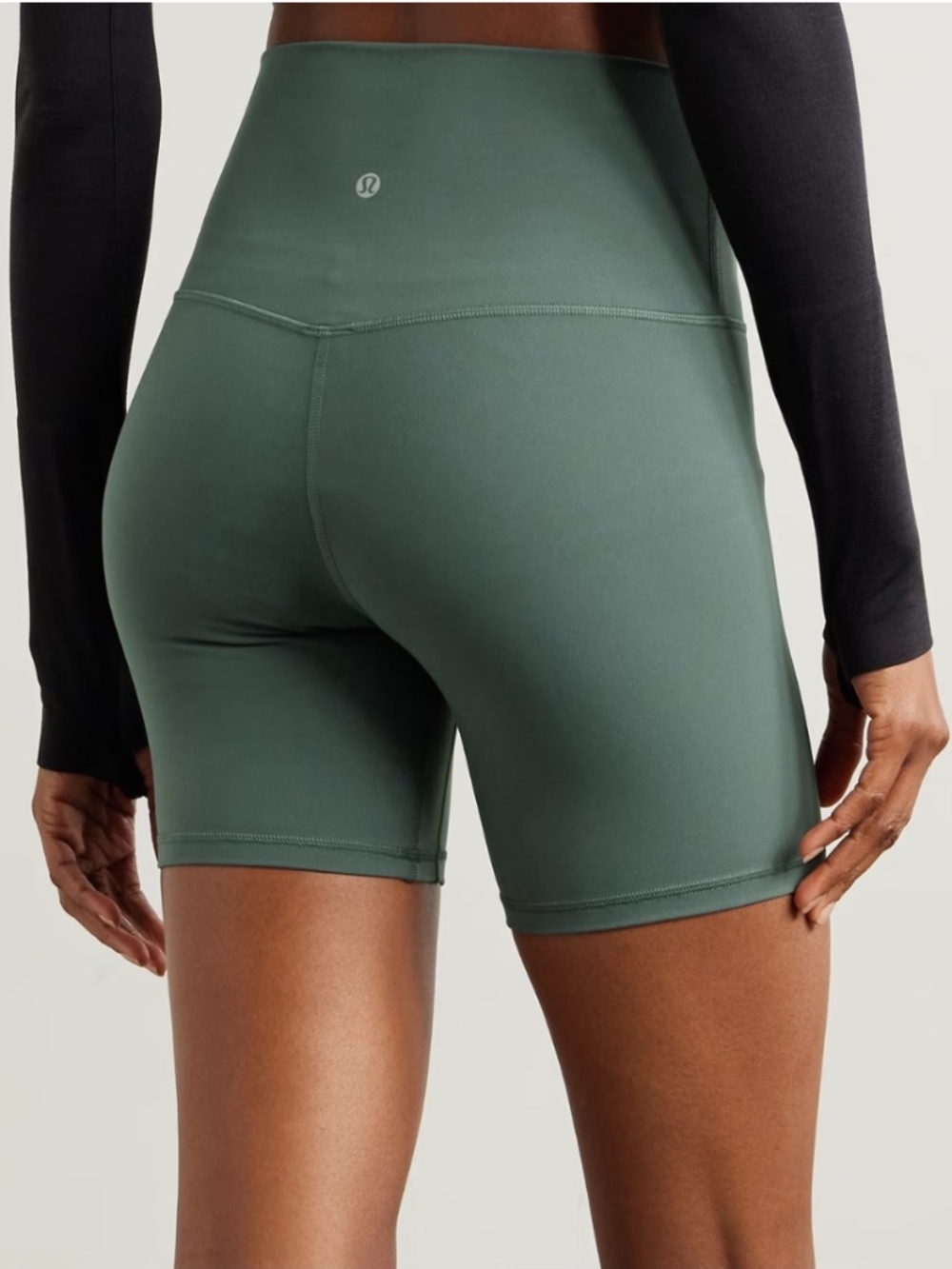 lululemon athletica Green High-Rise Athletic Shorts